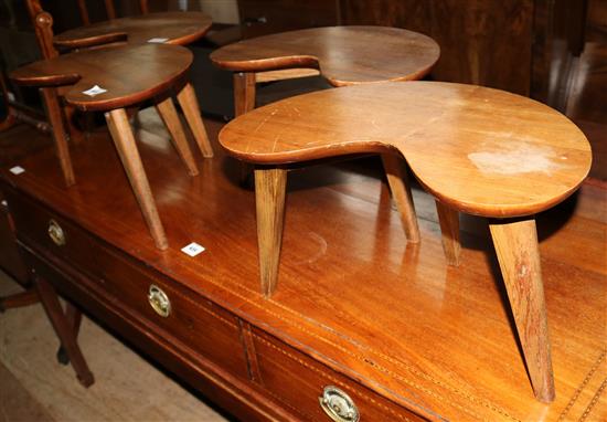 Set of 4 stools(-)